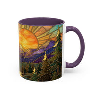 Sunrise Stained Glass Mug