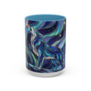 Aurora Howl Wolf Stained Glass Style Mug