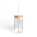 Ice Ice Coffee Sipper Glass