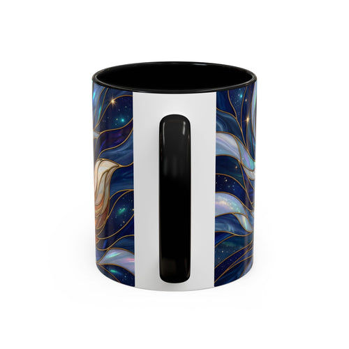 Midnight Fox Stained Glass Style Mug