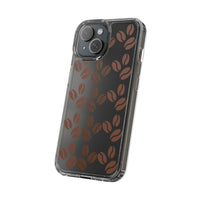 Coffee Beans Clear Phone Case