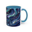 Aurora Howl Wolf Stained Glass Style Mug