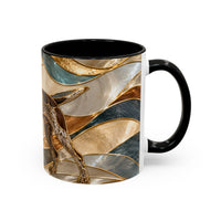 Warm Glow German Shorthaired Pointer Stained Glass Style Mug