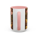 Sakura Lion Stained Glass Style Mug