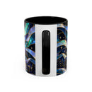 Northern Lights Wolf Stained Glass Style Mug