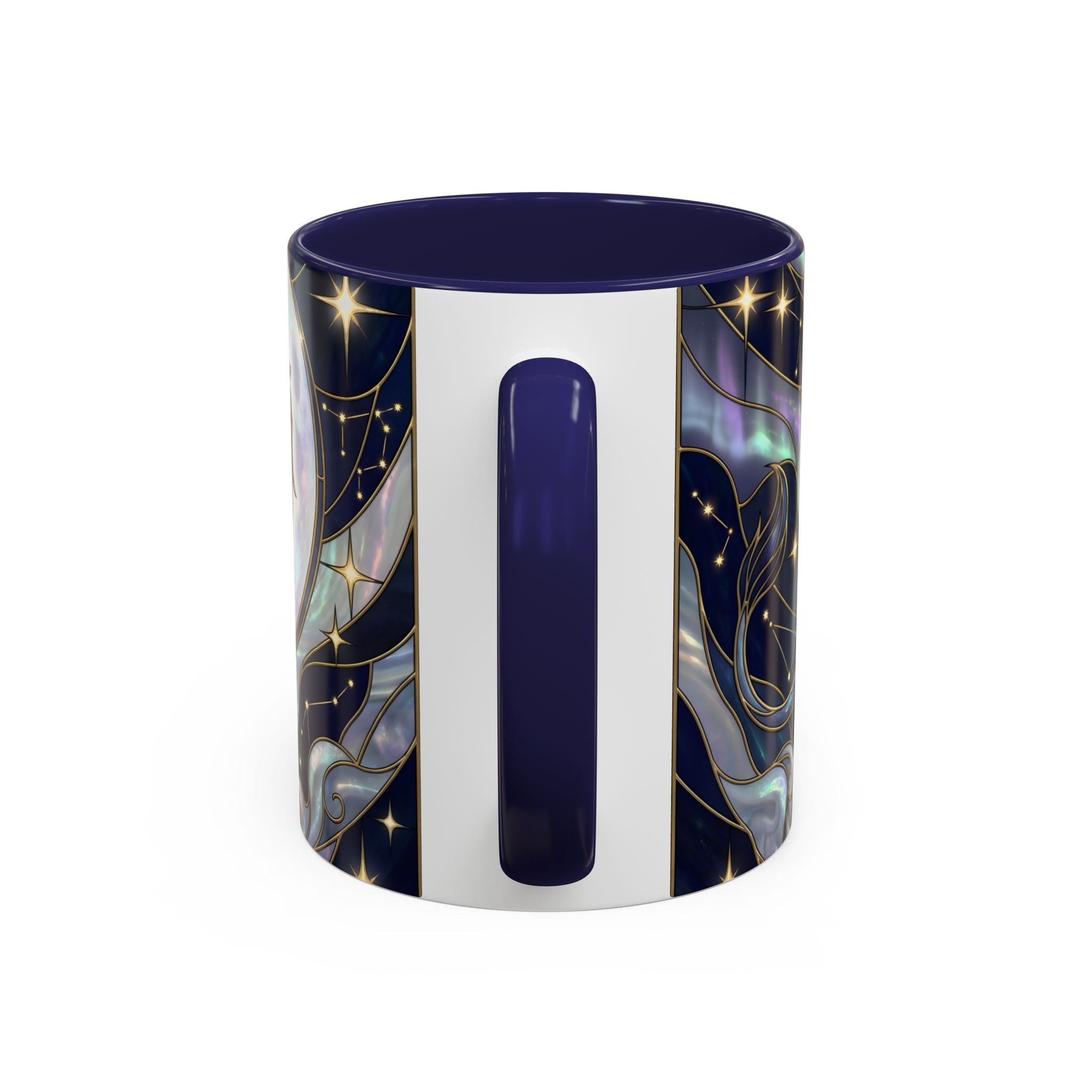 Celestial Lion Stained Glass Style Mug