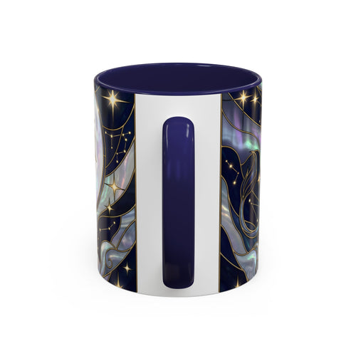 Celestial Lion Stained Glass Style Mug