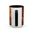 Wildfire Lion Stained Glass Mug