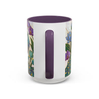 Garden Peacock Stained Glass Style Mug
