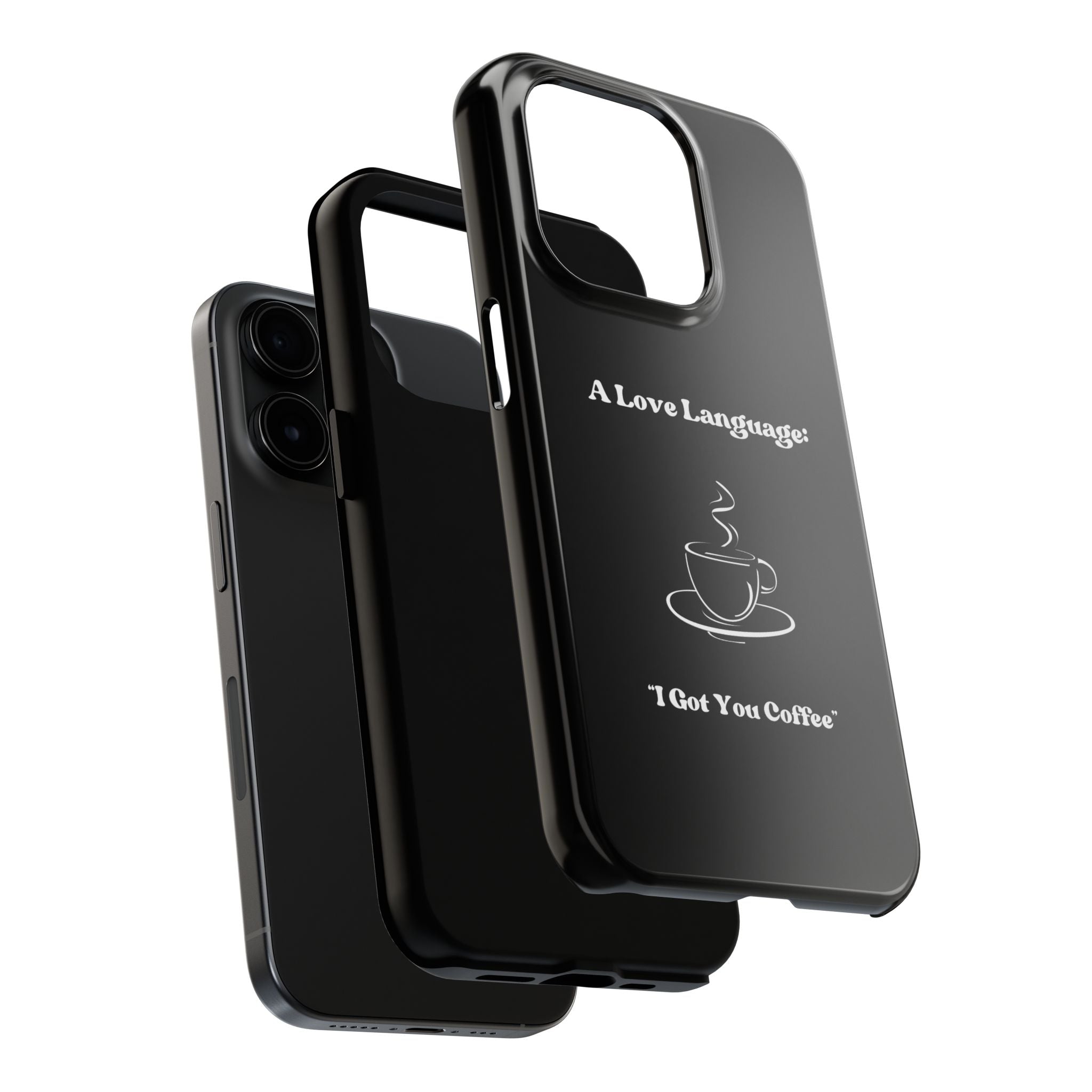 A Love Language Black Phone Case