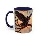 Dusk Owl Stained Glass Style Mug
