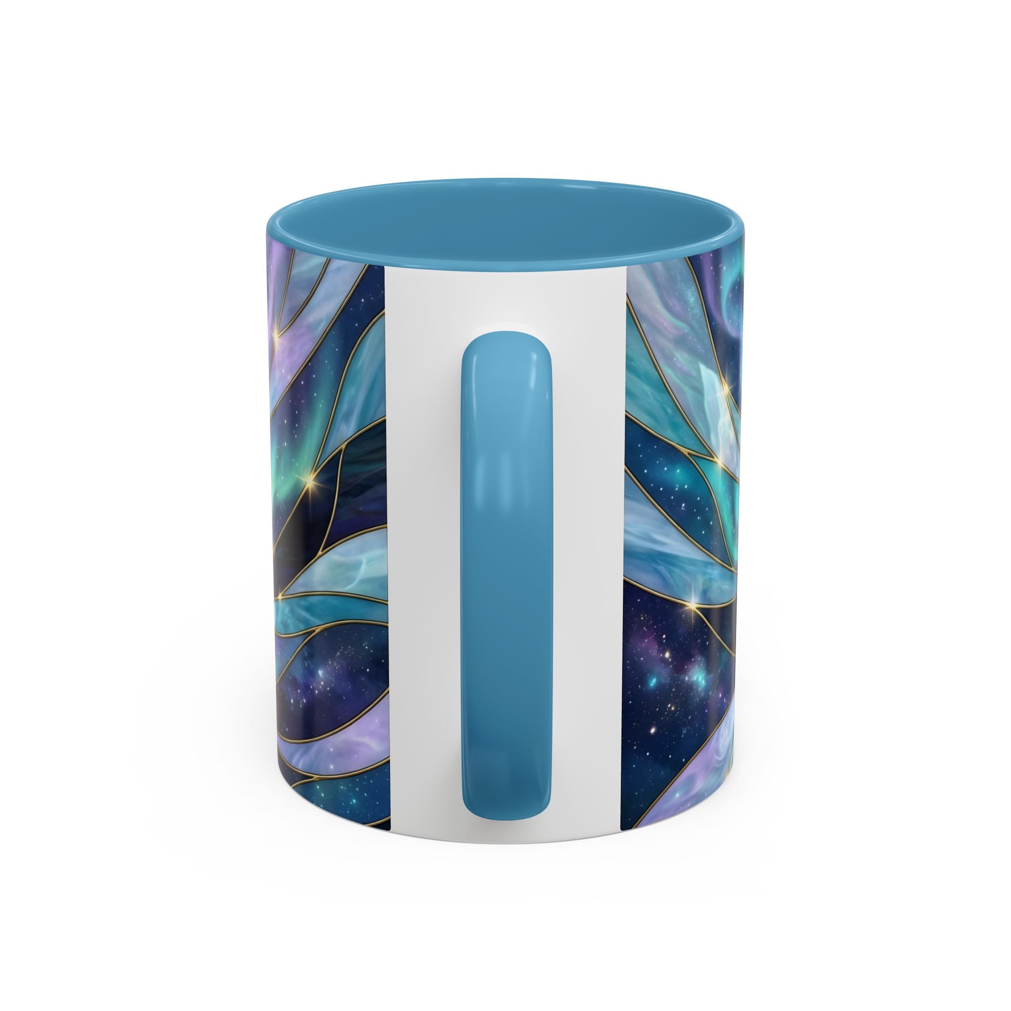 Aurora Husky Stained Glass Style Mug