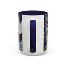 Lunar Peacock Stained Glass Style Mug