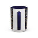 Moonlit Peacock Stained Glass Style Mug