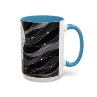 Night Wolf Stained Glass Style Mug