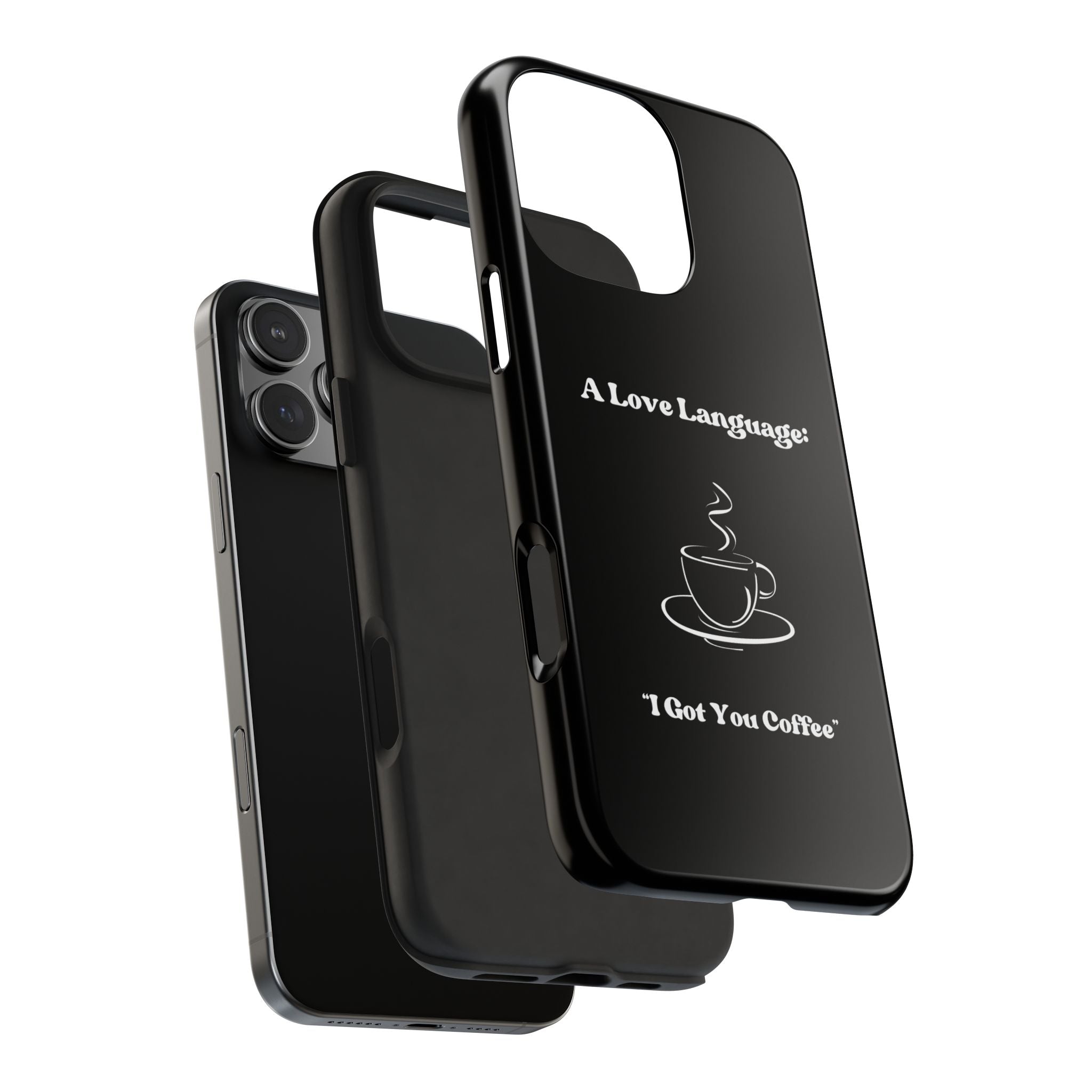 A Love Language Black Phone Case