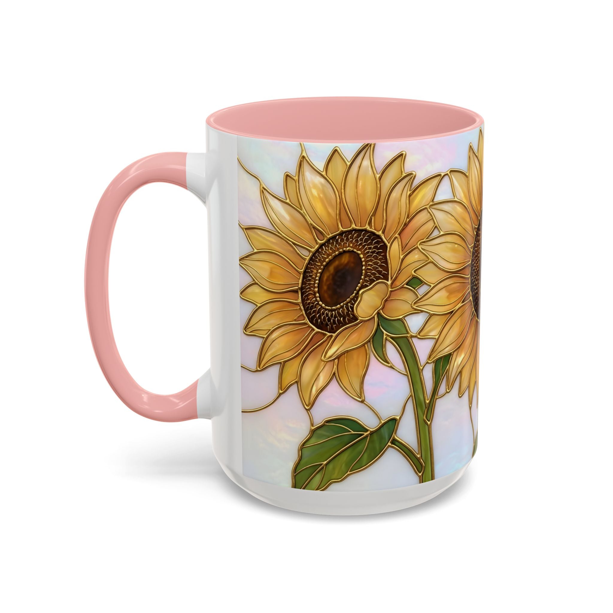 Sunflower Stained Glass Mug