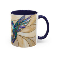 Harmony Hummingbird Stained Glass Style Mug