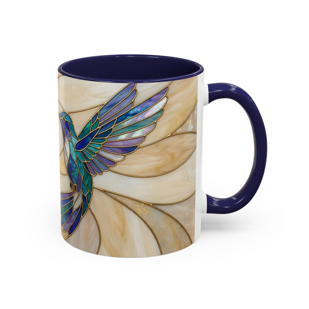 Harmony Hummingbird Stained Glass Style Mug