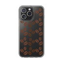 Coffee Beans Clear Phone Case