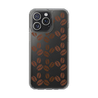 Coffee Beans Clear Phone Case