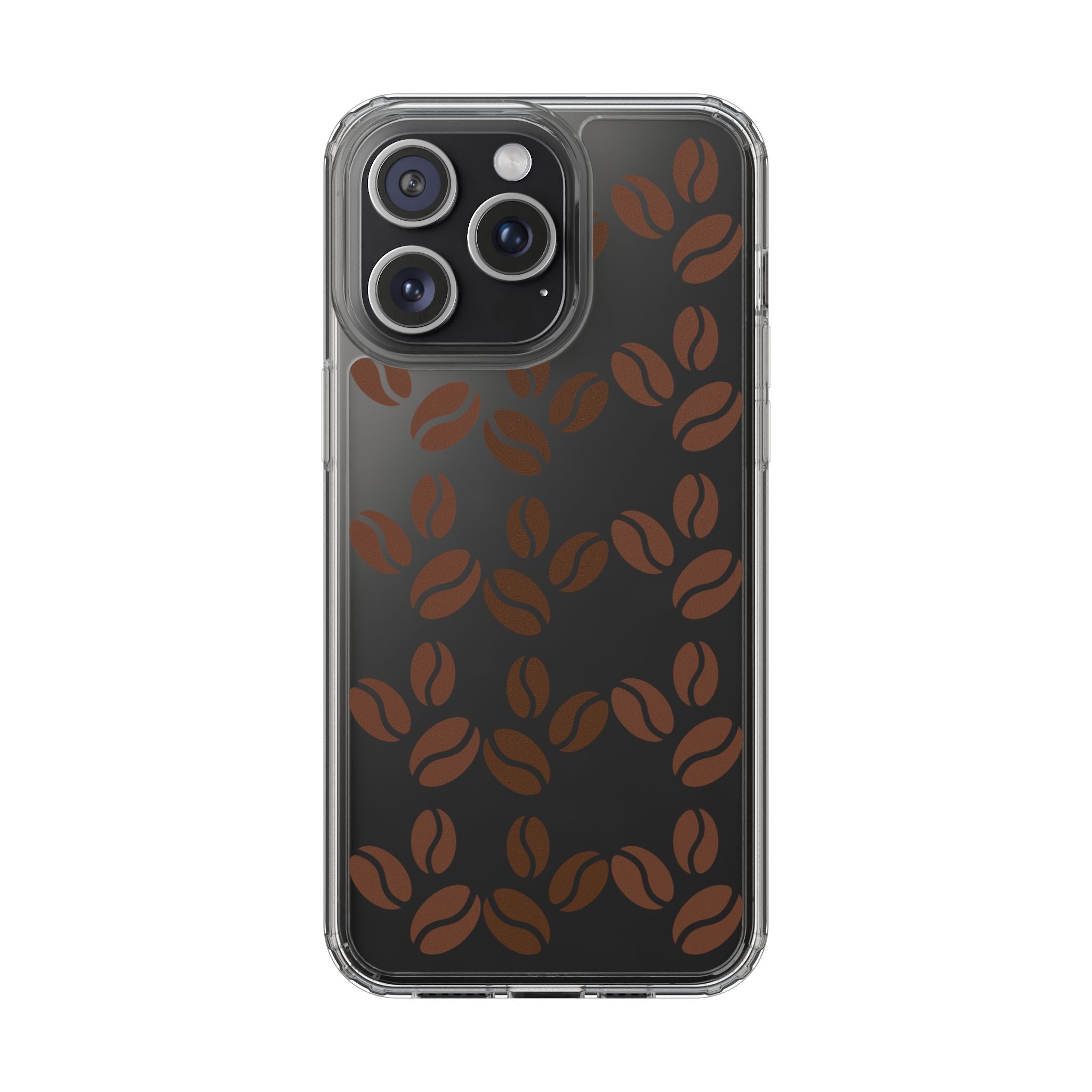 Coffee Beans Clear Phone Case
