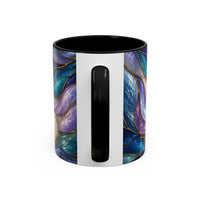 Celestial Australian Shepherd Stained Glass Style Mug