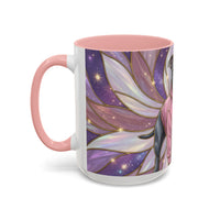Rose Glow Staffordshire Bull Terrier Stained Glass Style Mug