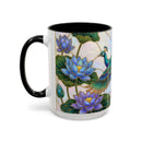 Flying Peacock Stained Glass Style Mug