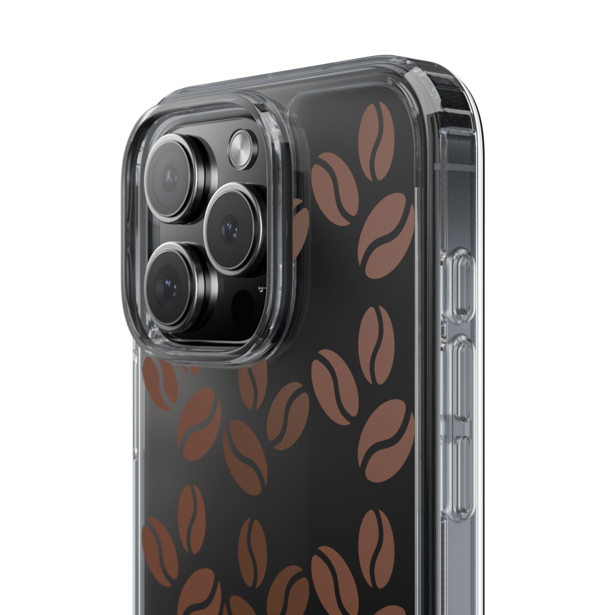 Coffee Beans Clear Phone Case