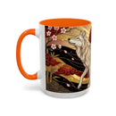Sakura Wolf Stained Glass Style Mug