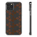 Coffee Beans Clear Phone Case