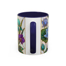 Flying Peacock Stained Glass Style Mug