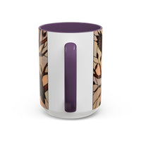Dusk Owl Stained Glass Style Mug