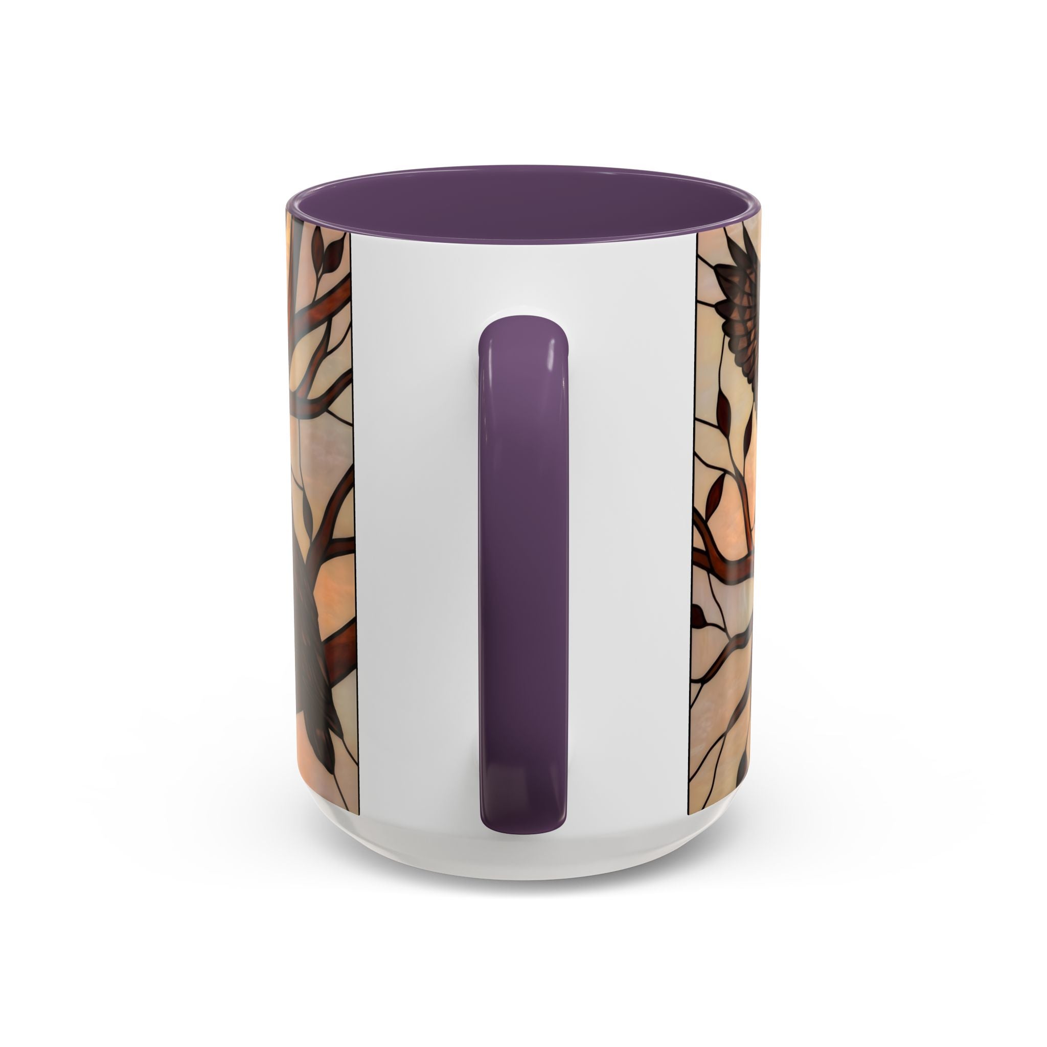 Dusk Owl Stained Glass Style Mug