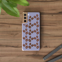 Coffee Beans Clear Phone Case