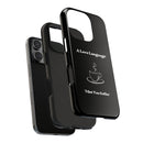 A Love Language Black Phone Case