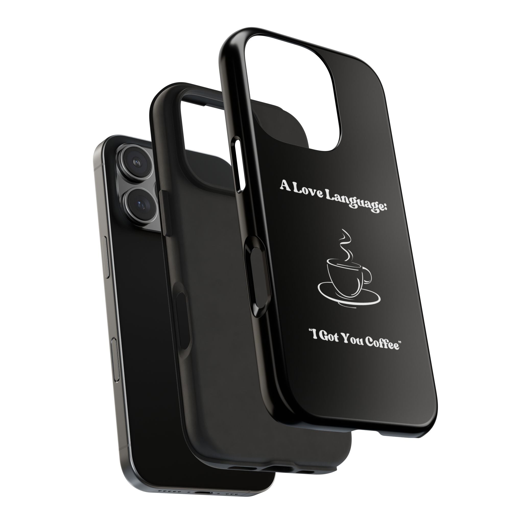 A Love Language Black Phone Case