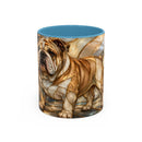 Regal Bulldog Stained Glass Style Mug