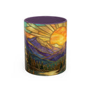 Sunrise Stained Glass Mug