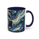 Celestial Staffy Stained Glass Style Mug