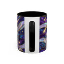Cosmic Glow Staffy Stained Glass Style Mug