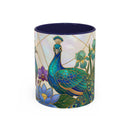 Garden Peacock Stained Glass Style Mug