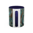 Forest Wolf Stained Glass Style Mug