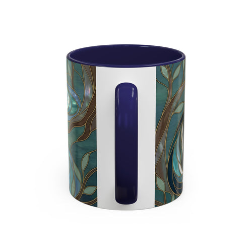 Forest Wolf Stained Glass Style Mug