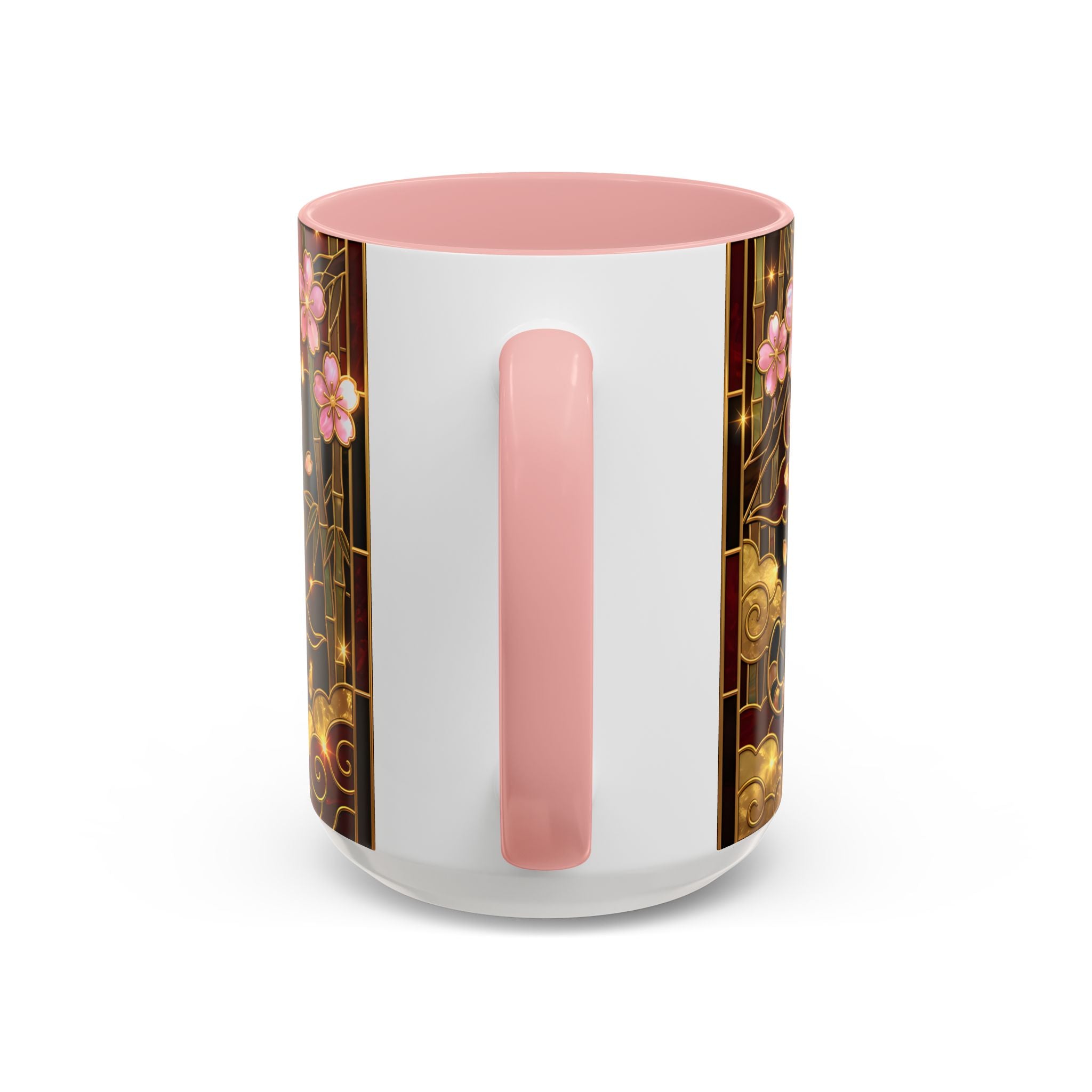 Sakura Tiger Stained Glass Style Mug