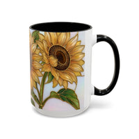 Sunflower Stained Glass Mug