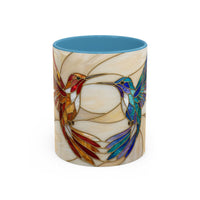 Harmony Hummingbird Stained Glass Style Mug