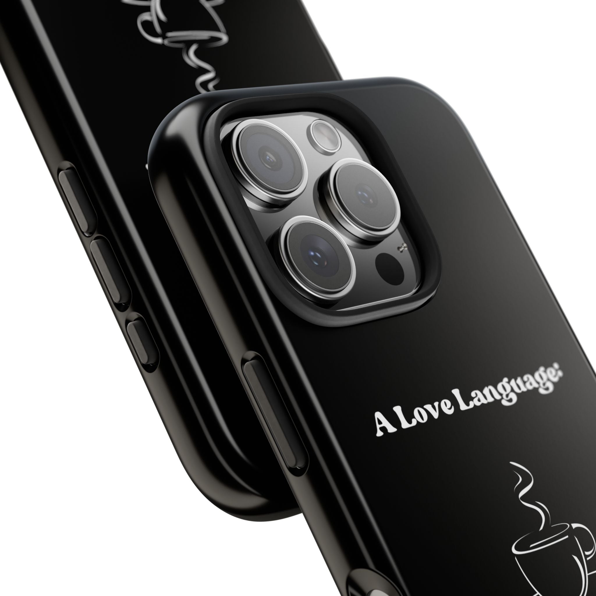A Love Language Black Phone Case