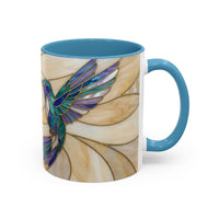 Harmony Hummingbird Stained Glass Style Mug